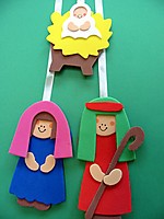Picture of Nativity Door Hanger